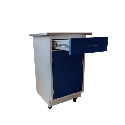 Densen customized Metal Movable Storage Cabinet With Drawer And Single Cabinet Door