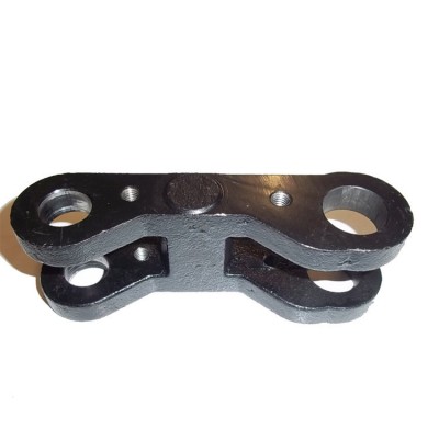 Densen customized gray iron resin sand casting lift parts forklift parts Lower hook slider connector